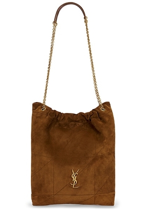Saint Laurent Jamie Pochon Bag in Orange Caramel Cognac - Brown. Size all.
