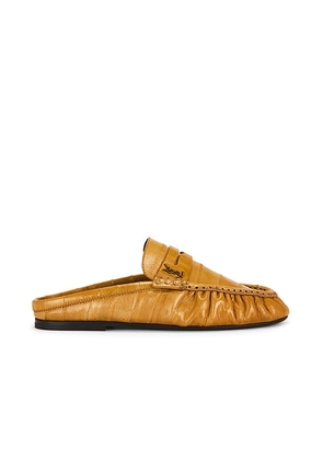 Saint Laurent Le Loafer Mule in Softly Beige - Brown. Size 35.5 (also in 36, 36.5, 38.5, 39, 39.5, 41, 42, 37).