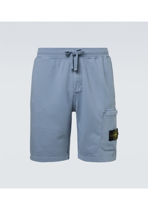 Stone Island Compass cotton shorts