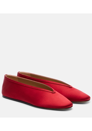 Le Monde Beryl Luna satin ballet flats