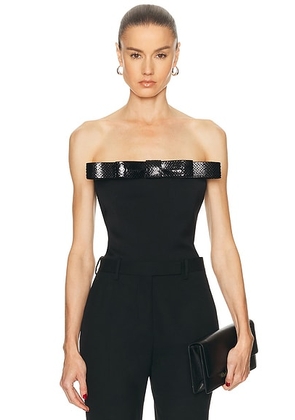 TOM FORD Strapless Top in Black - Black. Size 36 (also in 38, 40, 42).