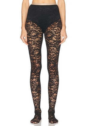 Valentino Rebrode Lace Tight in Nero - Black. Size L/XL (also in ).