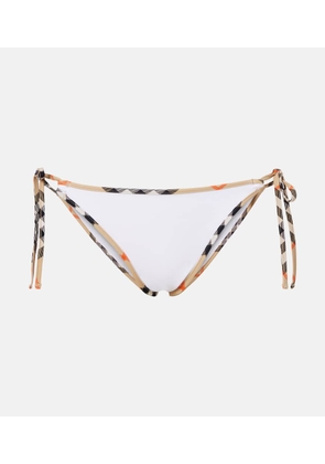 Burberry Self-tie bikini bottoms
