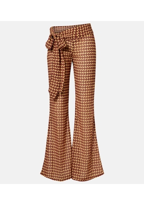 Bananhot Bowie printed flared pants
