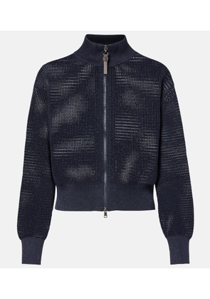 Brunello Cucinelli Cotton-blend cardigan