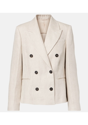 Brunello Cucinelli Linen and cotton blazer