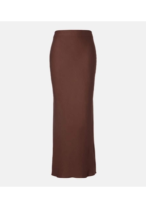 Brunello Cucinelli Twill maxi skirt