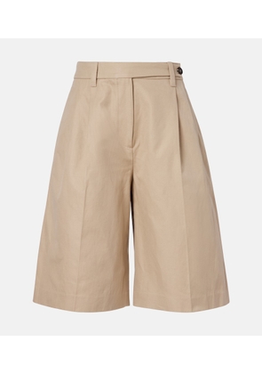 Brunello Cucinelli Cotton and linen shorts