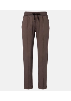 Brunello Cucinelli Monili cotton sweatpants