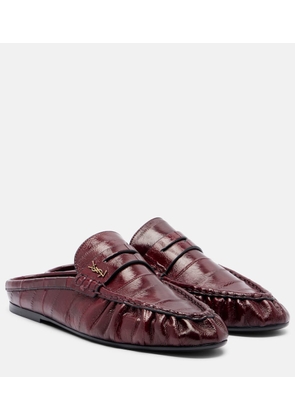 Saint Laurent Le Loafer leather mules
