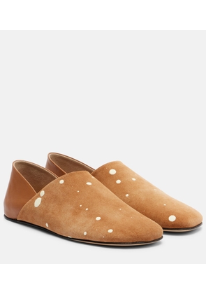 JW Anderson Babouche M suede slip-on shoes
