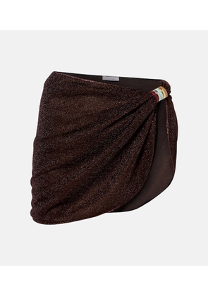 Oseree Lumiere ring-detail beach cover-up