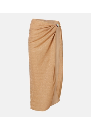 Oseree Lumiere ring-detail beach cover-up