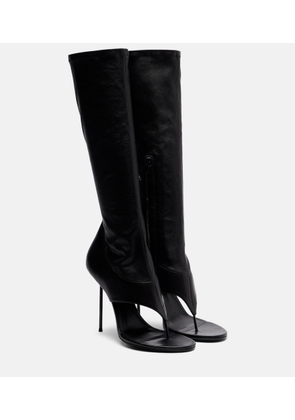 Paris Texas Lidia 105 leather knee-high boots