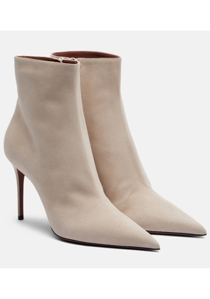 Paris Texas Vera 85 suede ankle boots