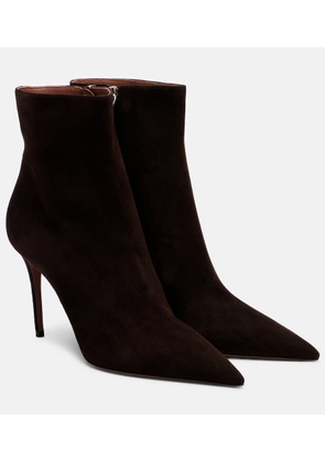 Paris Texas Vera 85 suede ankle boots
