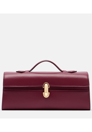 Savette Symmetry Slim leather top-handle bag