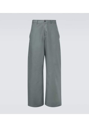 Acne Studios Cotton satin wide-leg pants