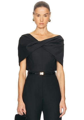 TOVE Orla Top in Black - Black. Size 42 (also in ).