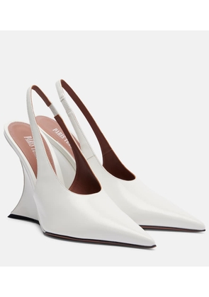 Paris Texas Nina 105 patent leather slingback pumps