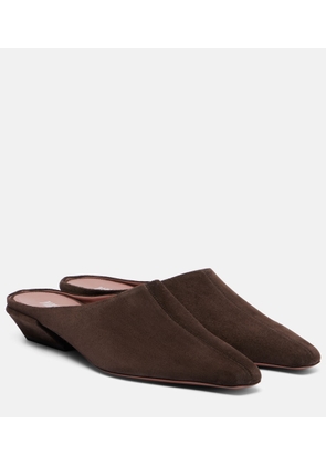 Paris Texas Belle 25 suede mules