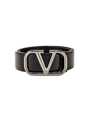 Valentino Garavani Valentino Garavani Buckle Belt in Black - Black. Size 85 (also in 90).