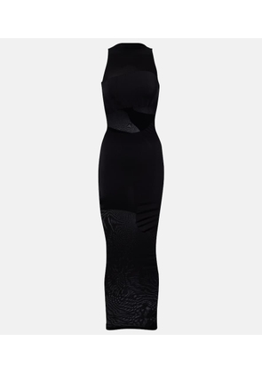 Wolford Shade paneled midi dress
