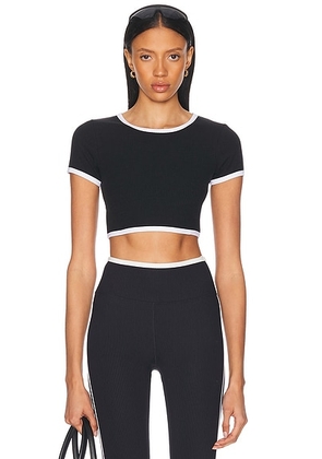 YEAR OF OURS Ringer Tee in Black & White - Black. Size S (also in ).