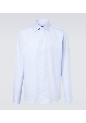 Canali Cotton poplin shirt