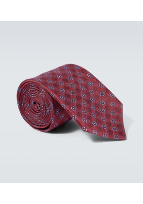 Canali Silk jacquard tie