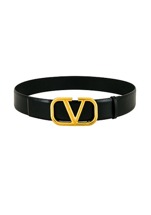 Valentino Garavani Valentino H.40 Buckle Belt in Nero - Black. Size 85 (also in 90, 95).