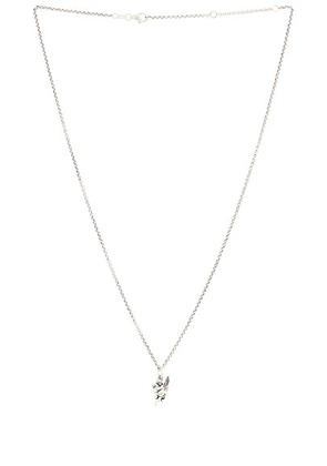 Serge de Nimes Cherub Necklace in Silver - Metallic Silver. Size all.