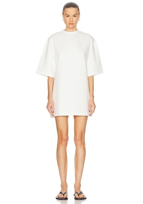 WARDROBE.NYC Mini T-Shirt Dress in Off White - White. Size S (also in XS).