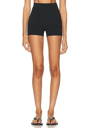 WARDROBE.NYC Bike Short in Black - Black. Size L (also in M, S, XS).