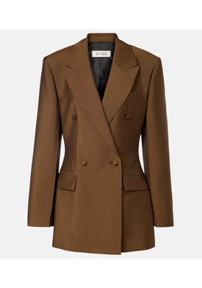 Rohe Virgin wool and mohair blazer