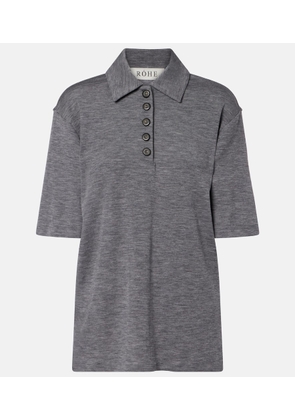 Rohe Wool polo shirt