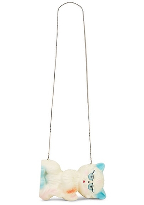 Valentino Garavani Chat De Maison Clutch in Multicolor - Cream. Size all.