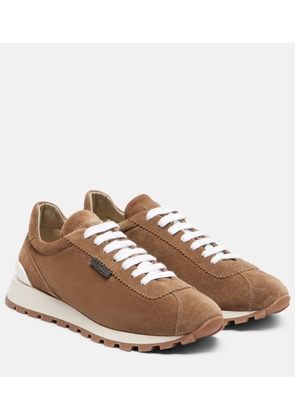 Brunello Cucinelli Monili suede sneakers