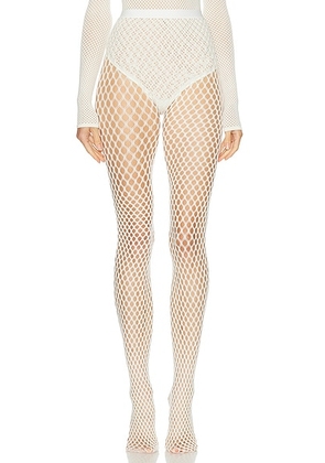 WARDROBE.NYC X Rosie Huntington-Whiteley Web Tight in Ivory - Ivory. Size S/M (also in XXS/XS).