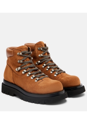 Bottega Veneta Suede lace-up boots