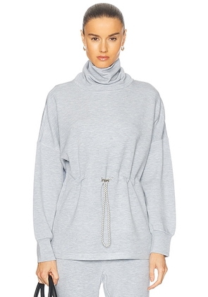 Varley Freya Sweater in Mid Blue Marl - Slate. Size M (also in XS).