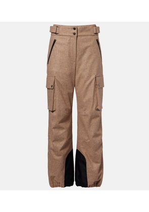 Brunello Cucinelli Virgin wool flannel cargo pants