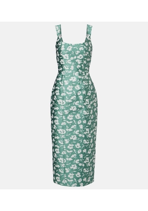 Markarian Numa brocade midi dress