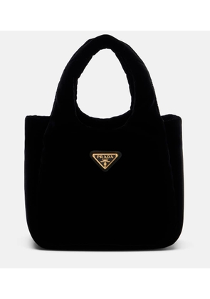 Prada Mini velvet top-handle bag