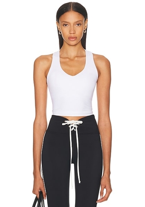 YEAR OF OURS Slope Tank Top in White - White. Size XS (also in ).