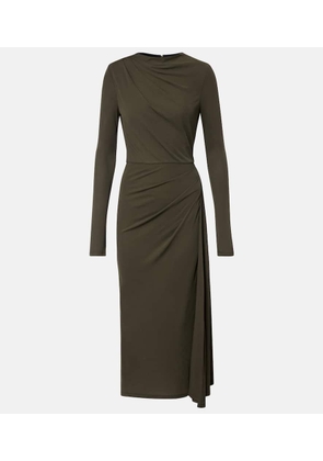 Erdem Draped jersey midi dress