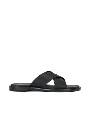 Zegna Sandal in Black - Black. Size 11 (also in ).