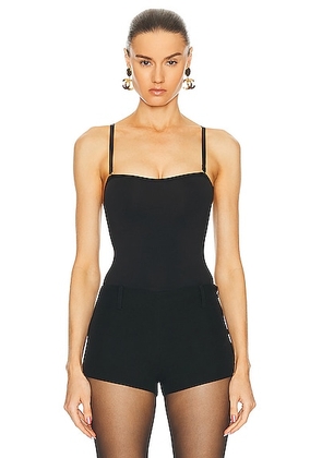 Wolford Individual Seamless Bodysuit in Black - Black. Size XL (also in ).