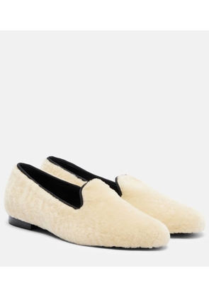Toteme Shearling loafers