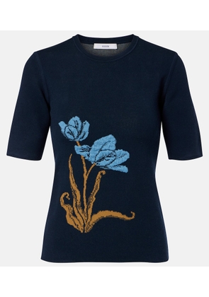 Erdem Floral jacquard sweater